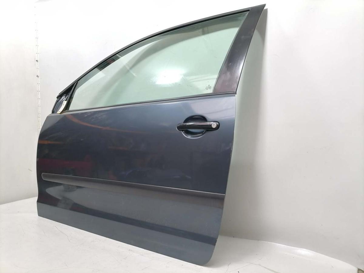 VW Polo 9N3 original T&uuml;r vorn links LC7V Anthrazitblau 3-T&uuml;rer Rohbau Bj.2009